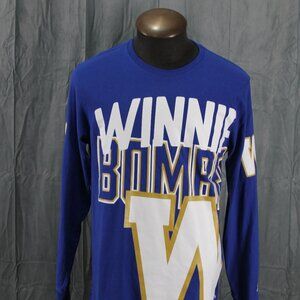 Winnipeg Blue Bombers Shirt - Big Graphic Long Sleeve by Starter - Men's Medium